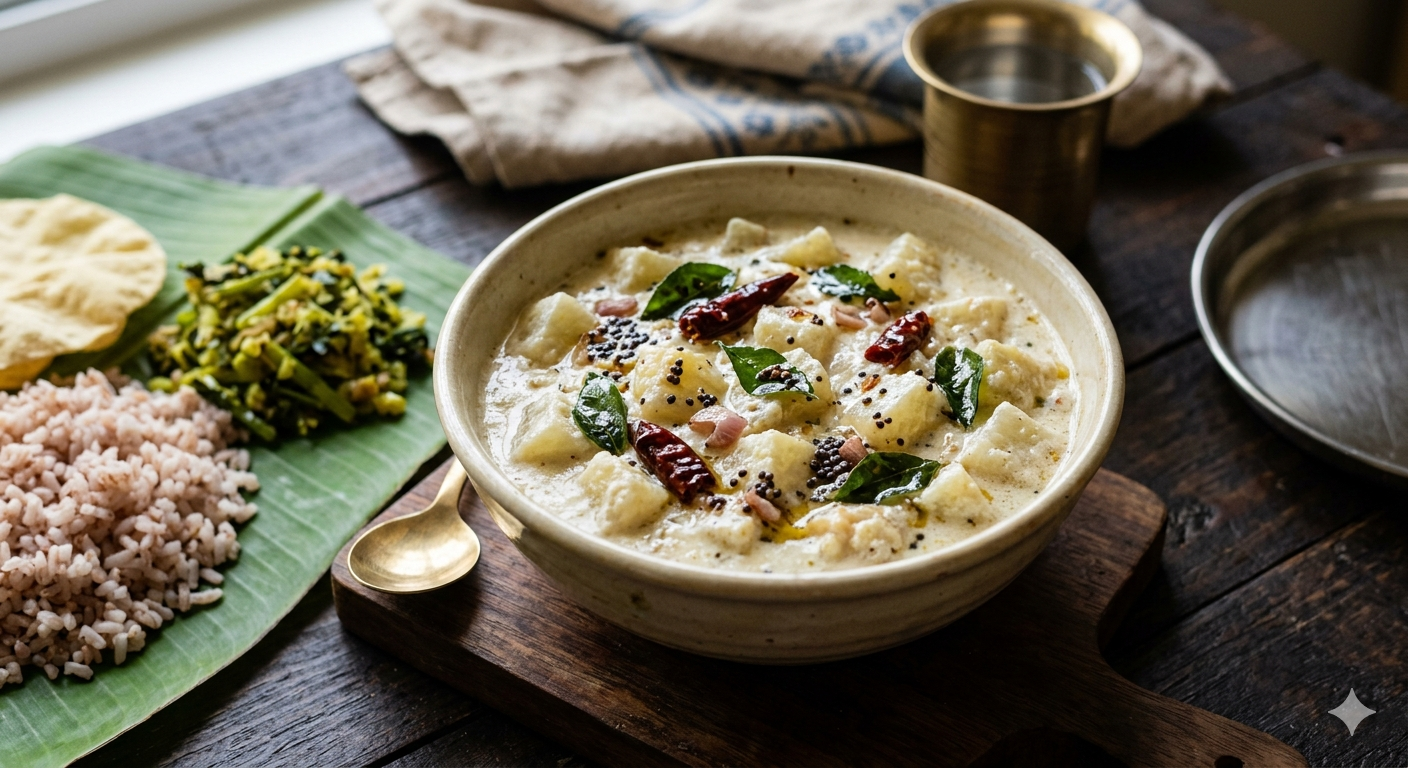 White pumpkin pachadi